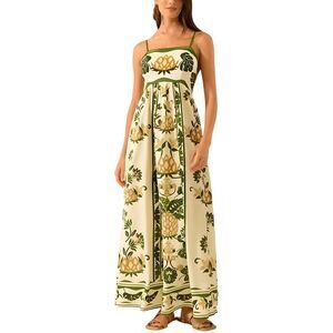 Camila Blanco Womens  Maxi Dress